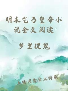 明末乞丐皇帝小說全文閱讀